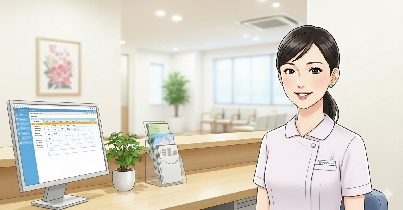 美容クリニック受付のイメージ