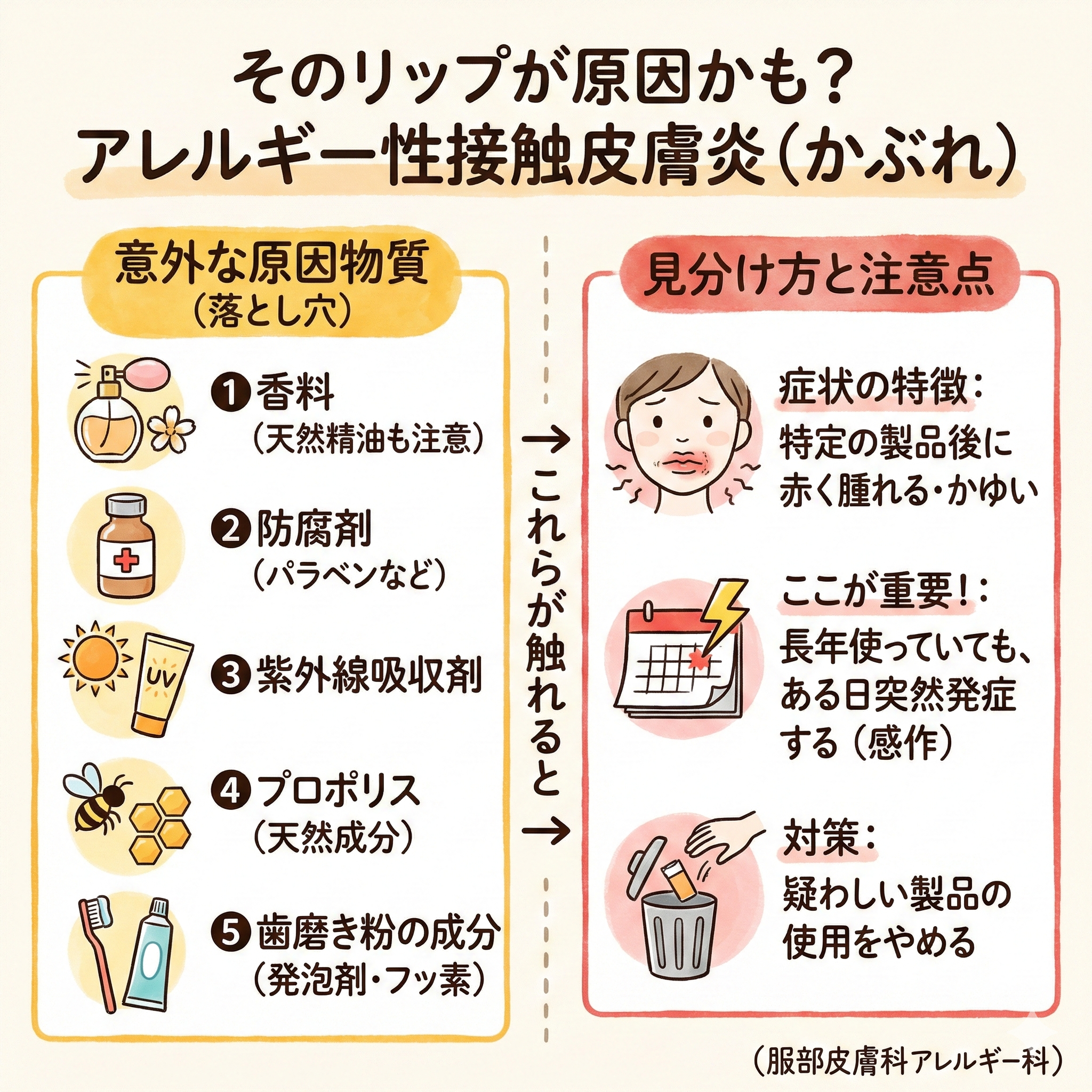 アレルギー性接触皮膚炎