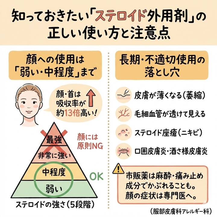 ステロイド外用剤への注意