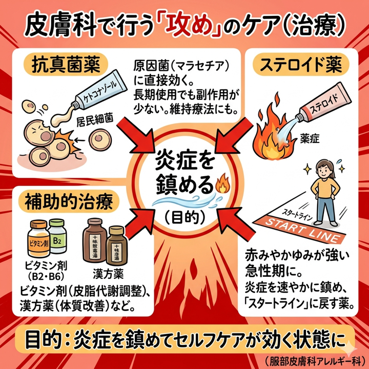 皮膚科で行う「攻め」のケア