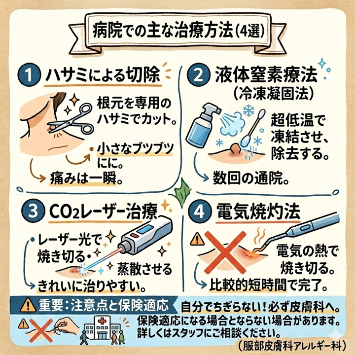 アクロコルドンの治療方法