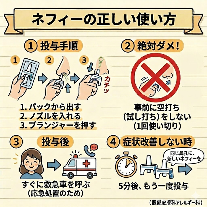 ネフィーの正しい使い方