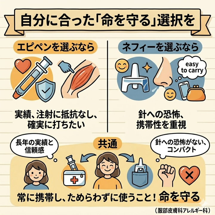 自分にあった命を守る選択肢を