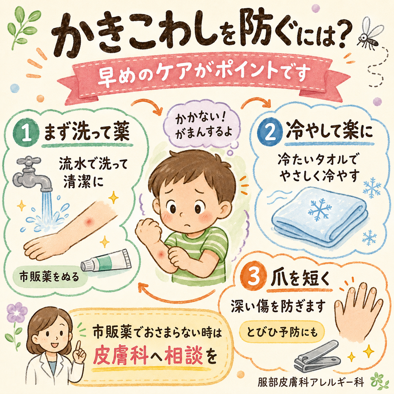 かきこわしを防ぐには？