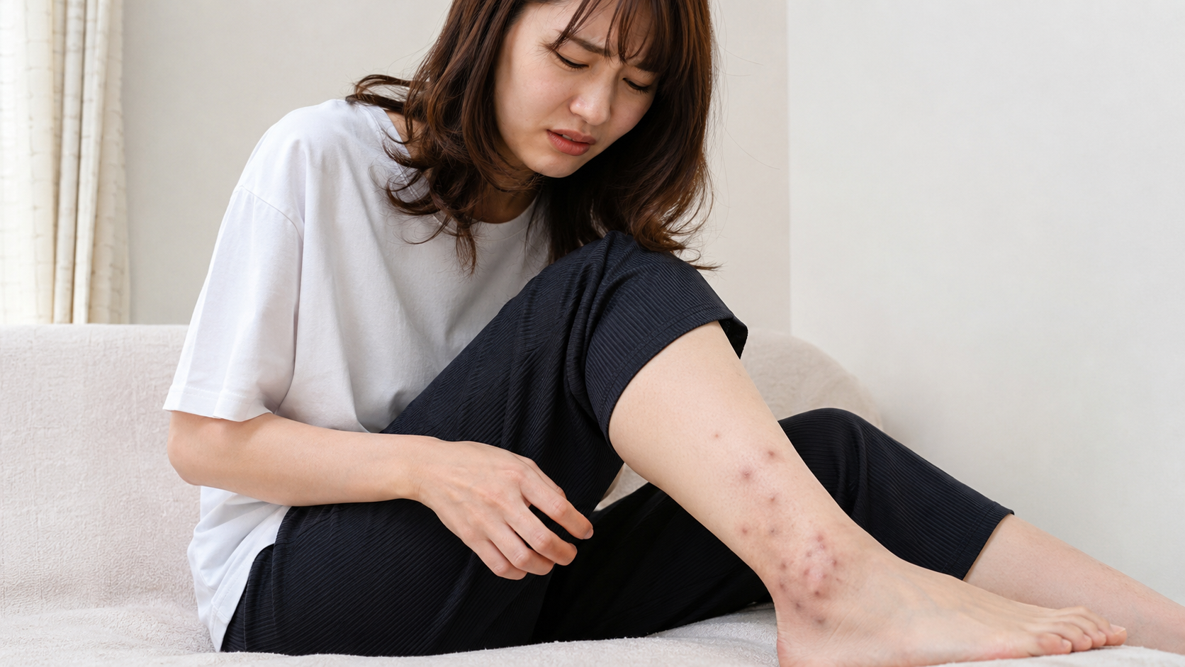 虫刺されの跡が残る理由と毛虫皮膚炎